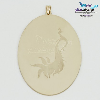 Gold Pendant - Peacock Design-SM0920